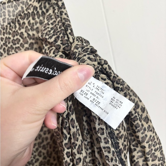 MiracleSuit animal printed cheetah saraong wrap skirt - Picture 3 of 5